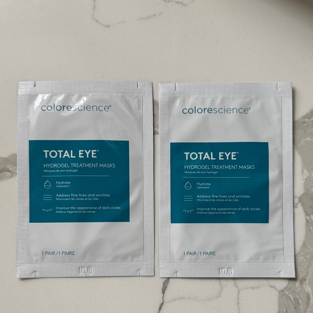 🌸5/$25🌸 Colorescience total eye hydrogel treatment masks